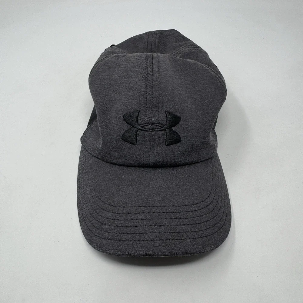 Under Armour Hat Strapback Cap Adjustable‎ Gray Running Jogging Athletic Unisex
